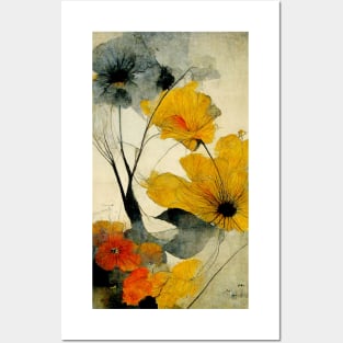 Flowers in the countryside Posters and Art